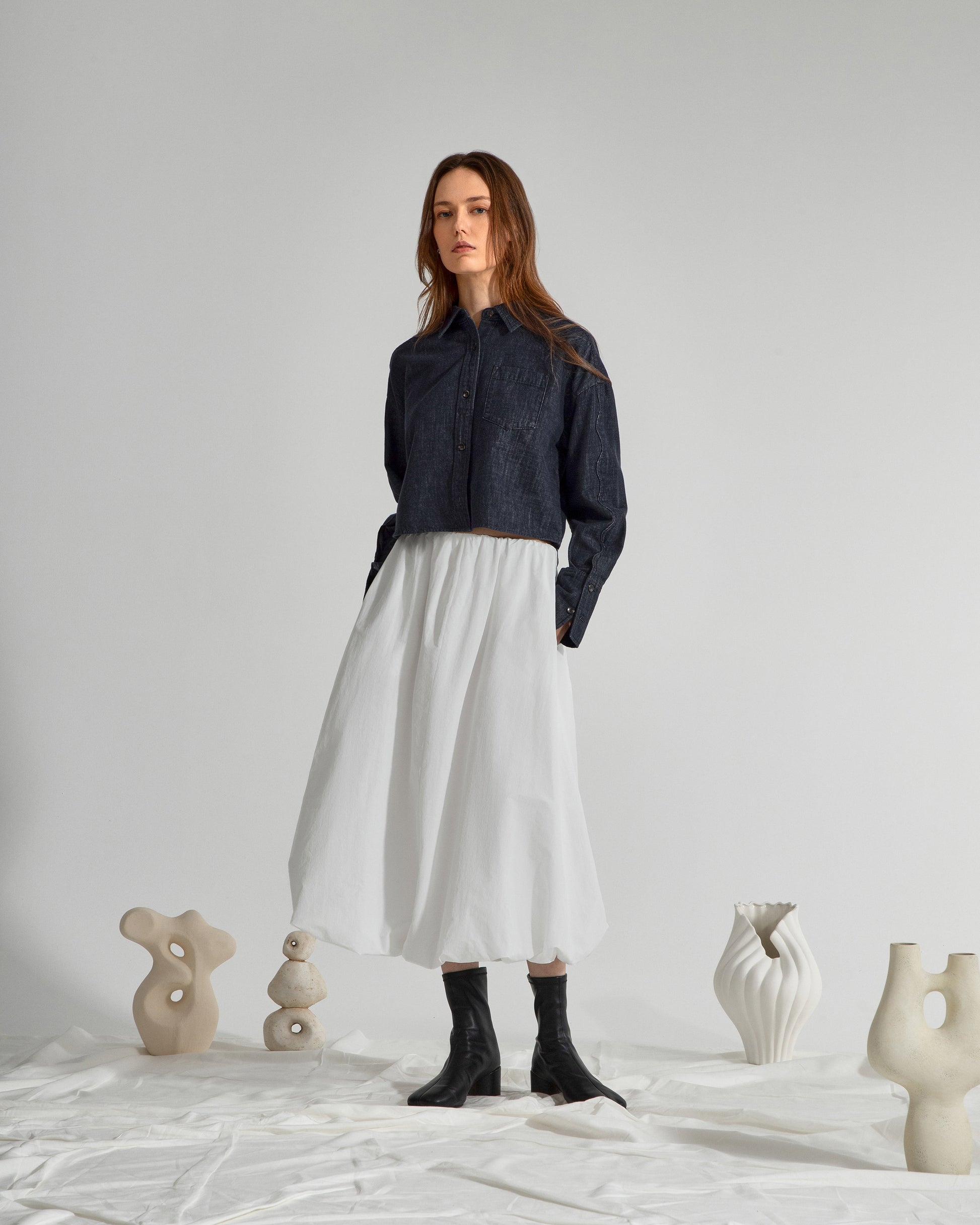 Lowrise Balloon Skirt