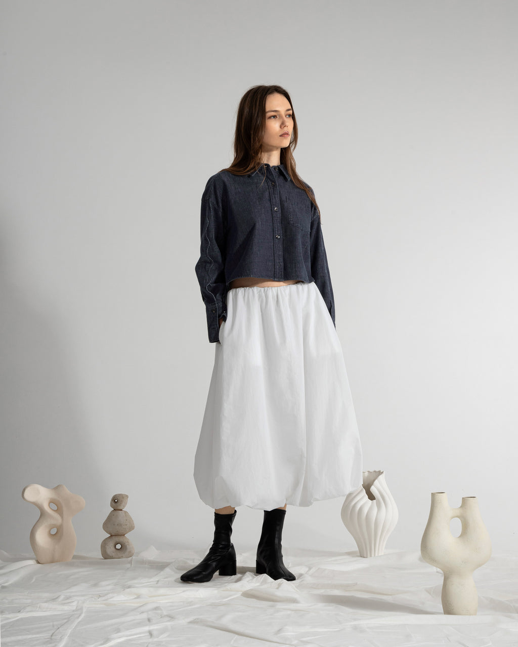 Lowrise Balloon Skirt