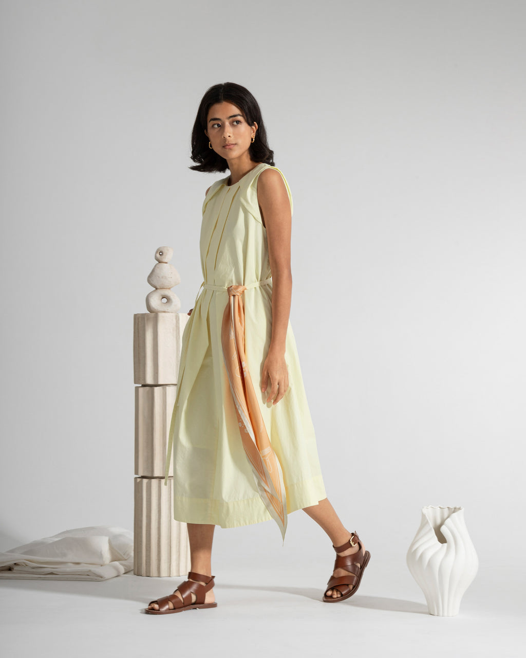 Pleated Dress