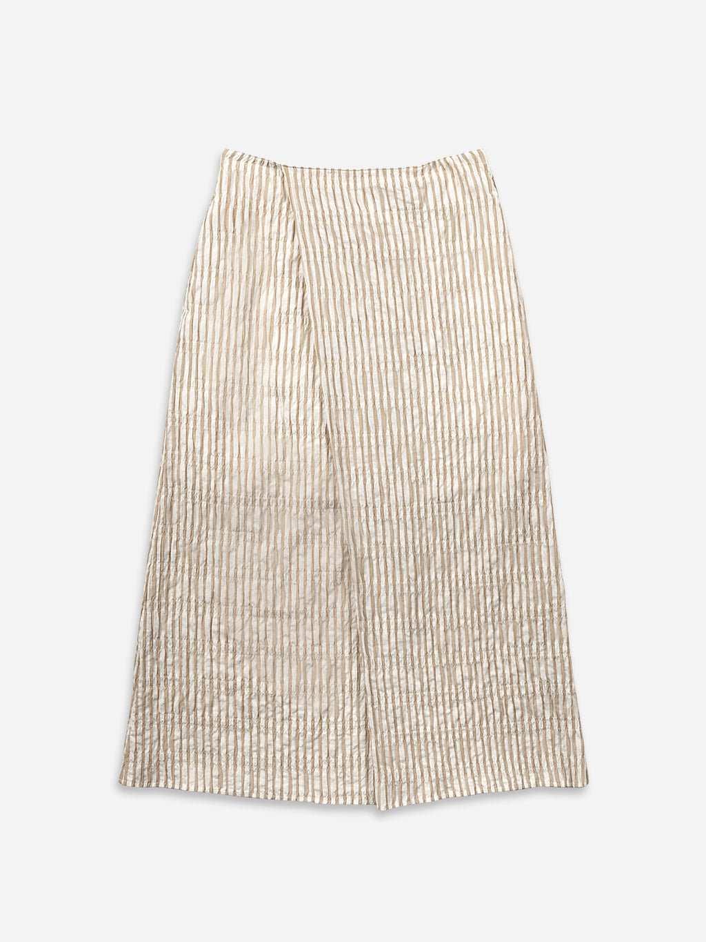 Striped Overlap Skirt