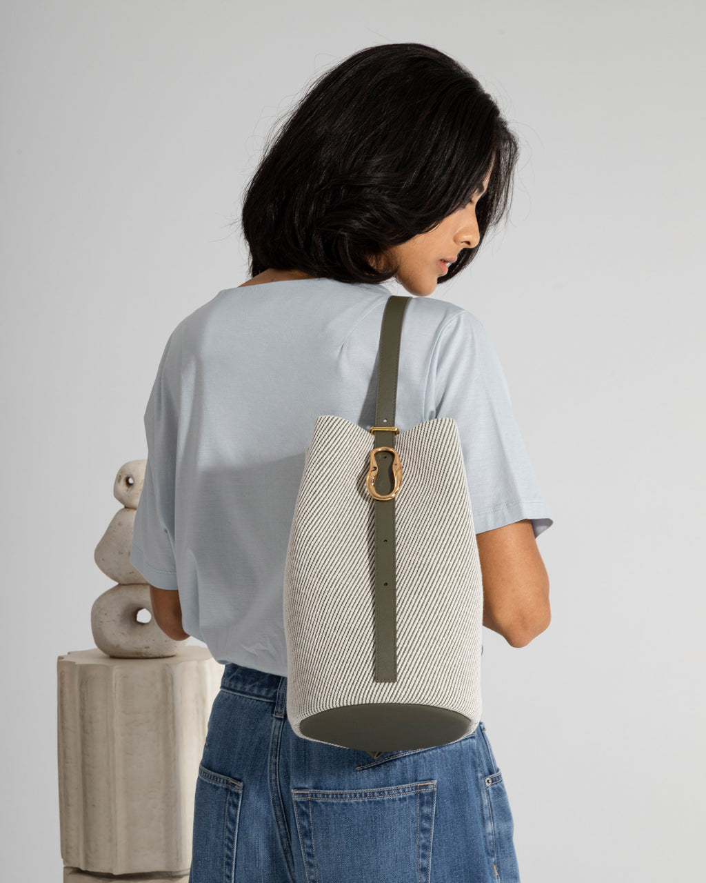 Knotted Shoulder Ss Tee