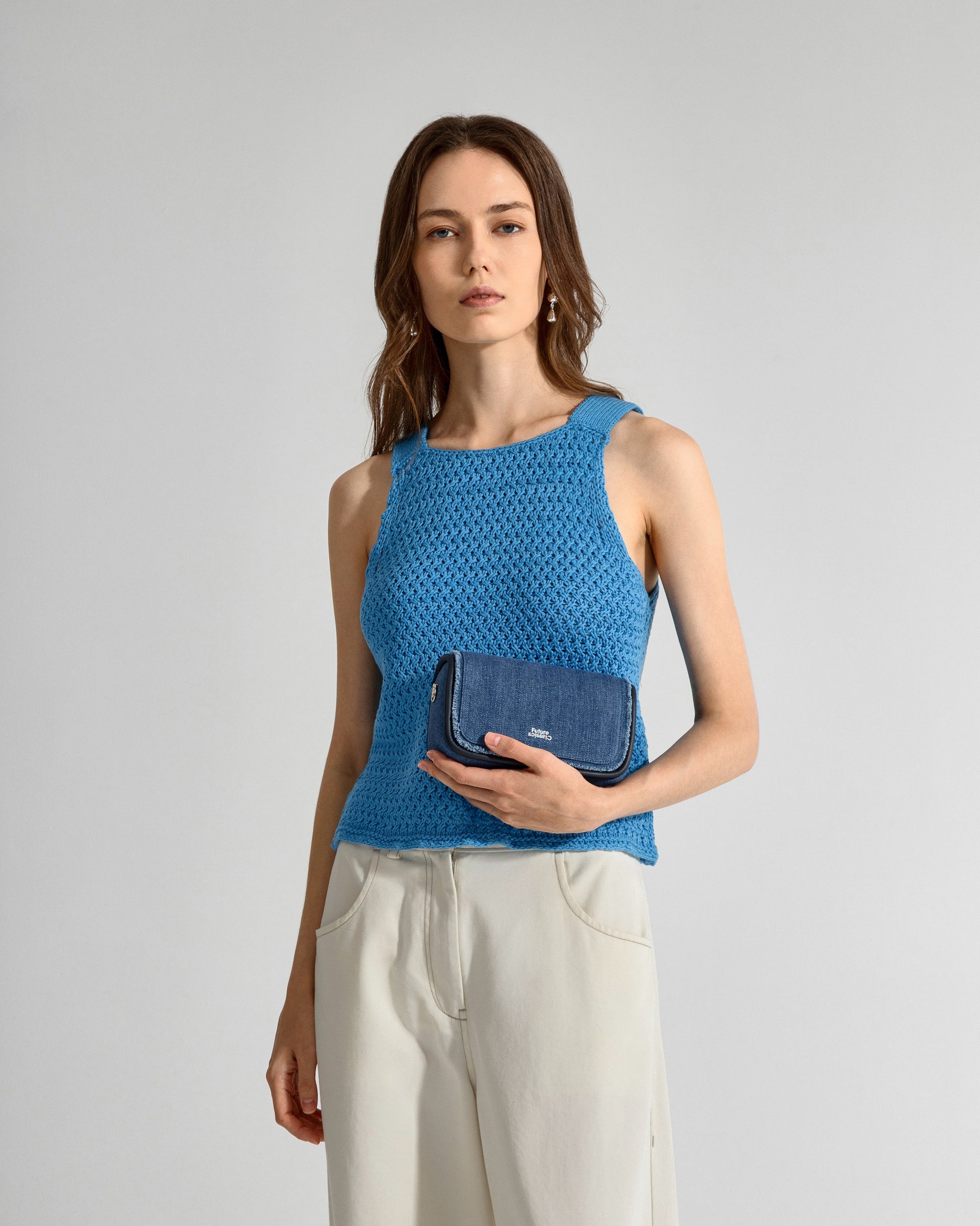 Mini Loaf Denim Crossbody