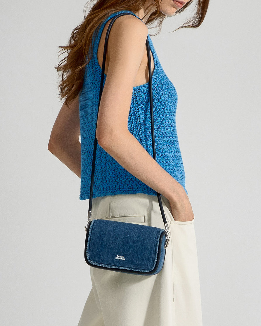 Mini Loaf Denim Crossbody