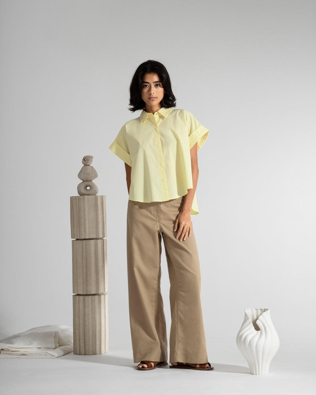 Back Slit SS Shirt