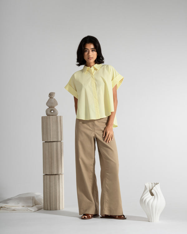 Back Slit SS Shirt
