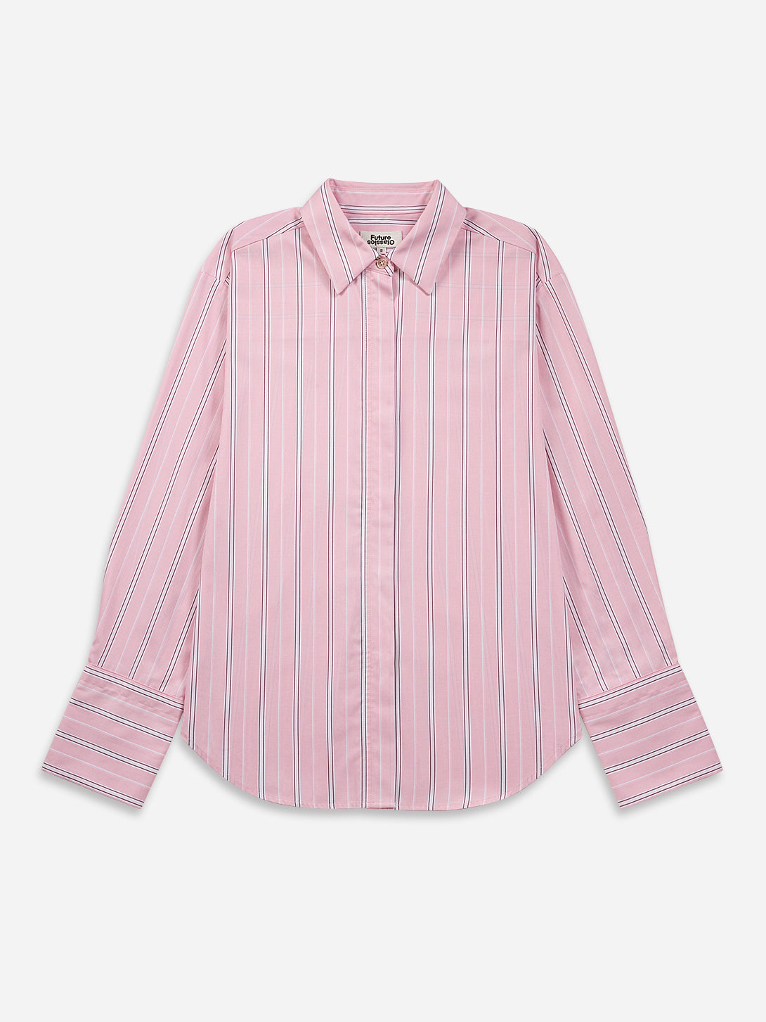 ストライプ オーバーサイズシャツ