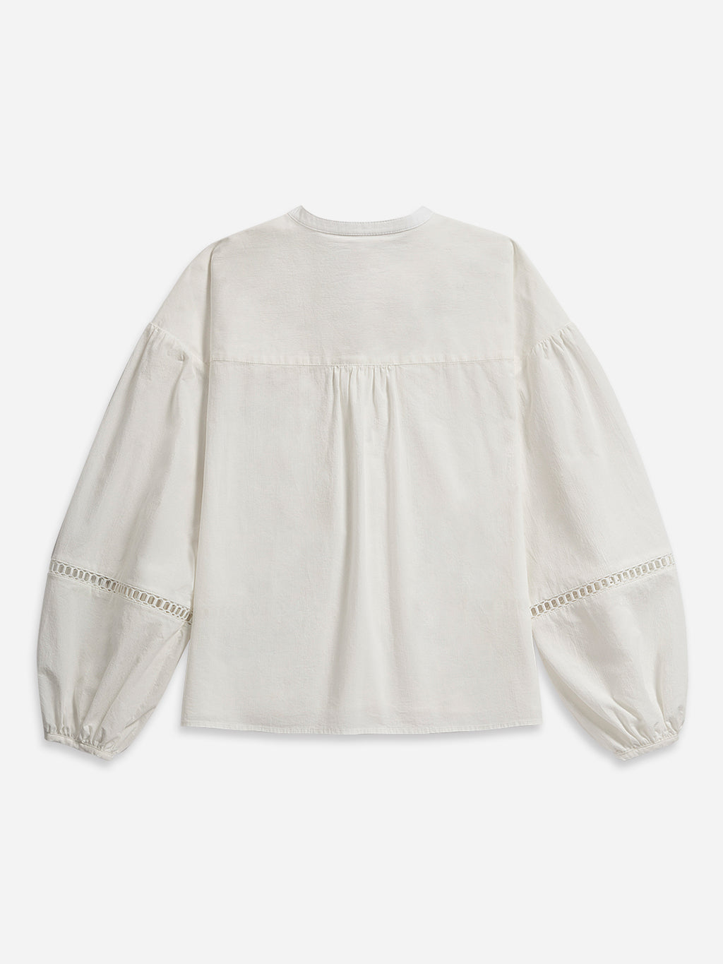 Band Collar Stencils Shirt