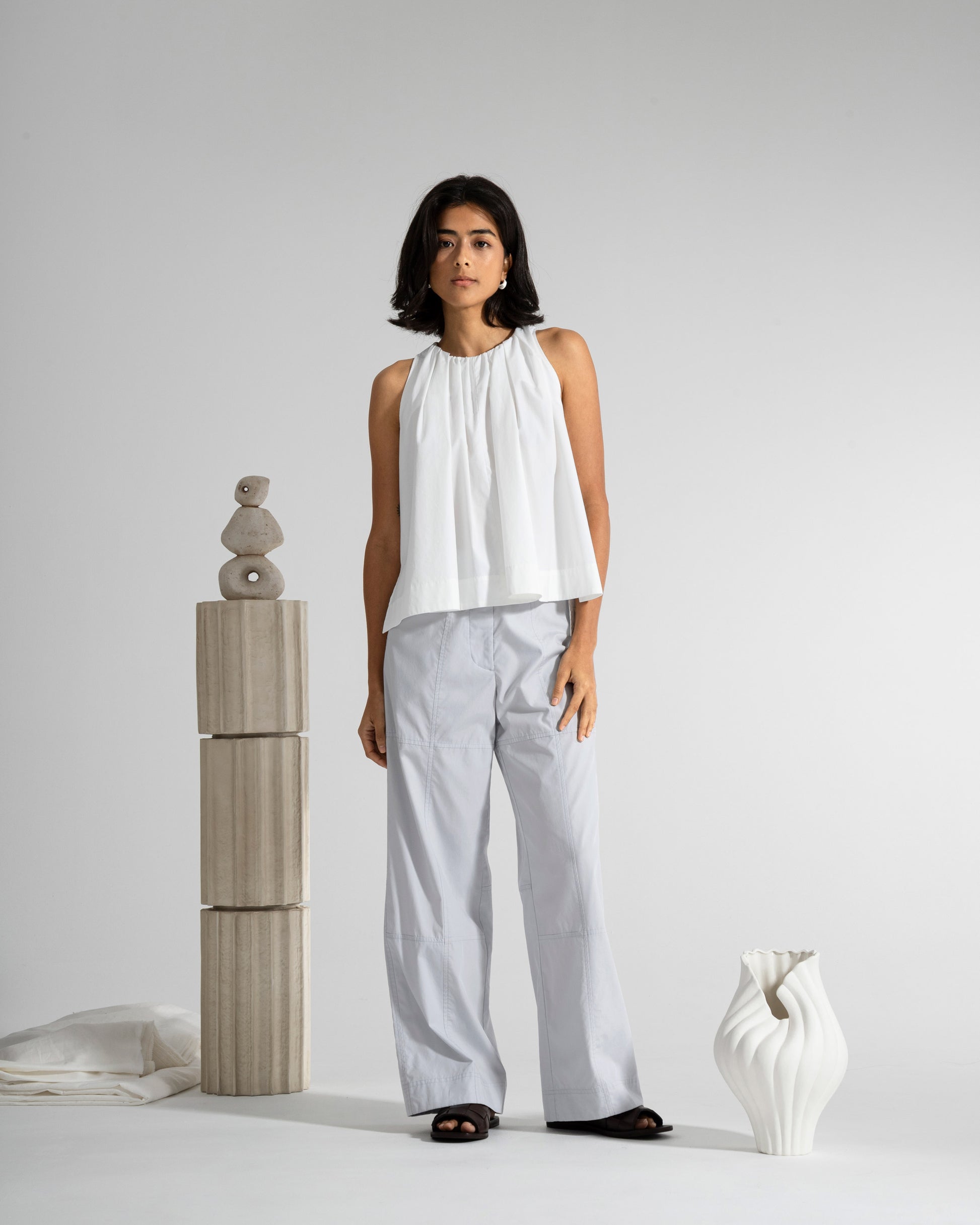 ギャザーネック ホルタートップ（HK / JP限定）