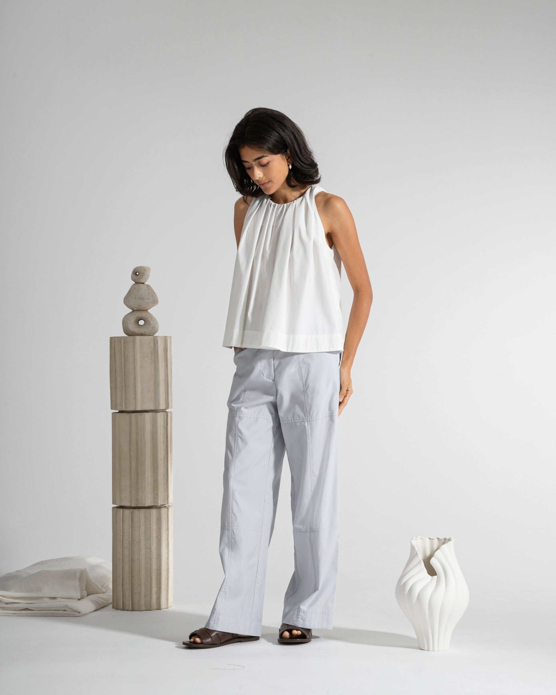 ギャザーネック ホルタートップ（HK / JP限定）