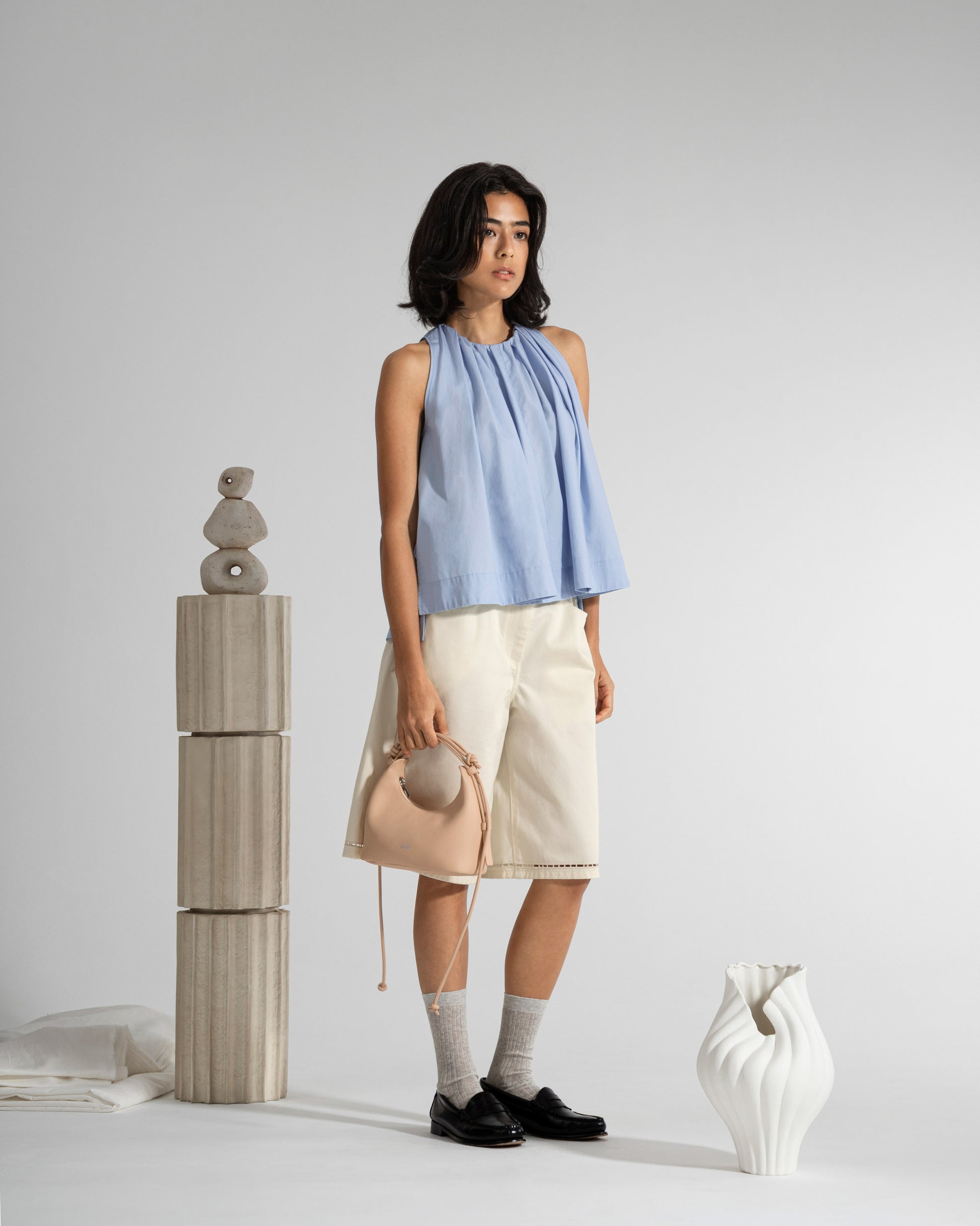 ギャザーネック ホルタートップ（HK / JP限定）