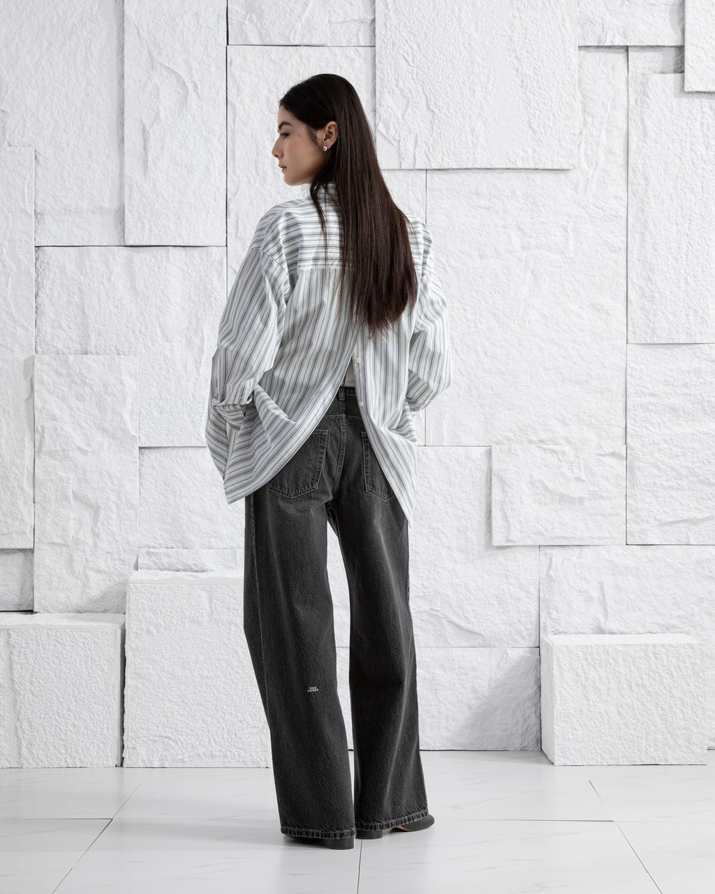 Loose Fit Jeans Dark Grey