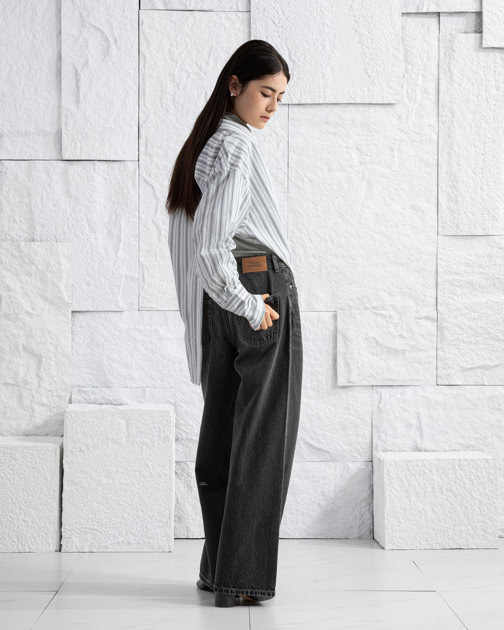 Loose Fit Jeans Dark Grey