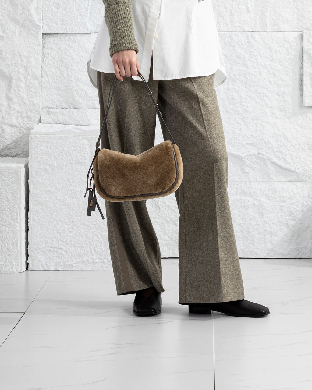 Small Sheepskin Loaf Crossbody