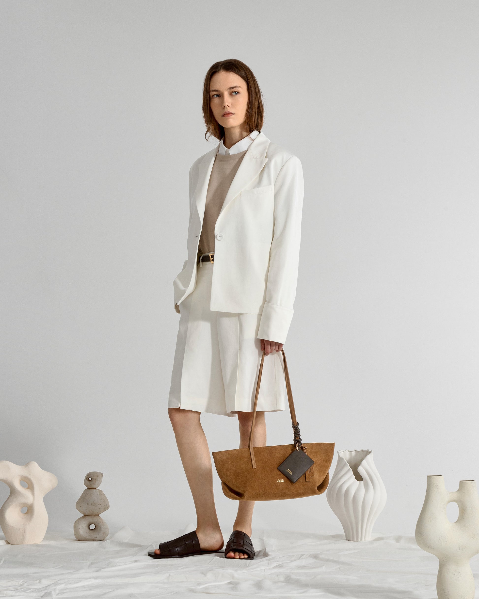 Back Vent Boxy Blazer