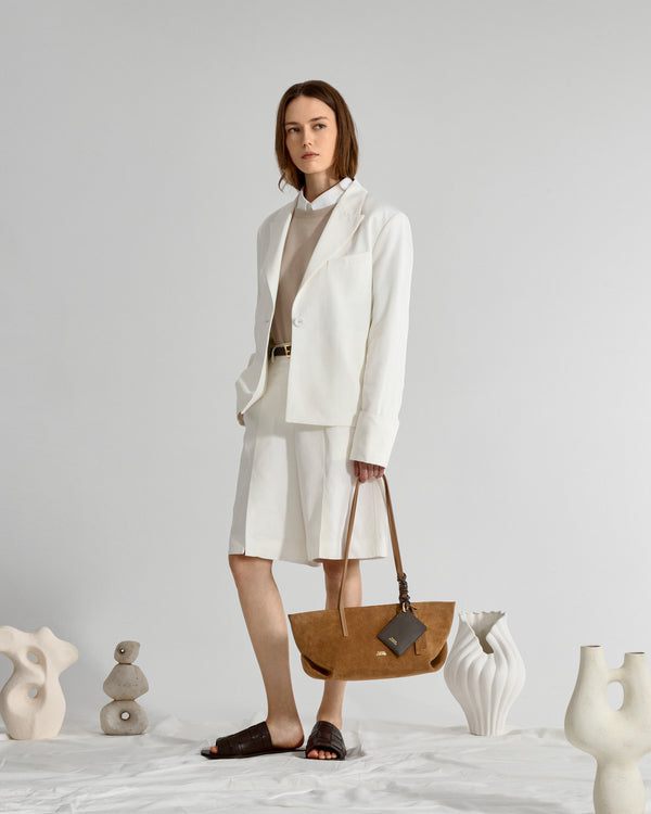 Back Vent Boxy Blazer