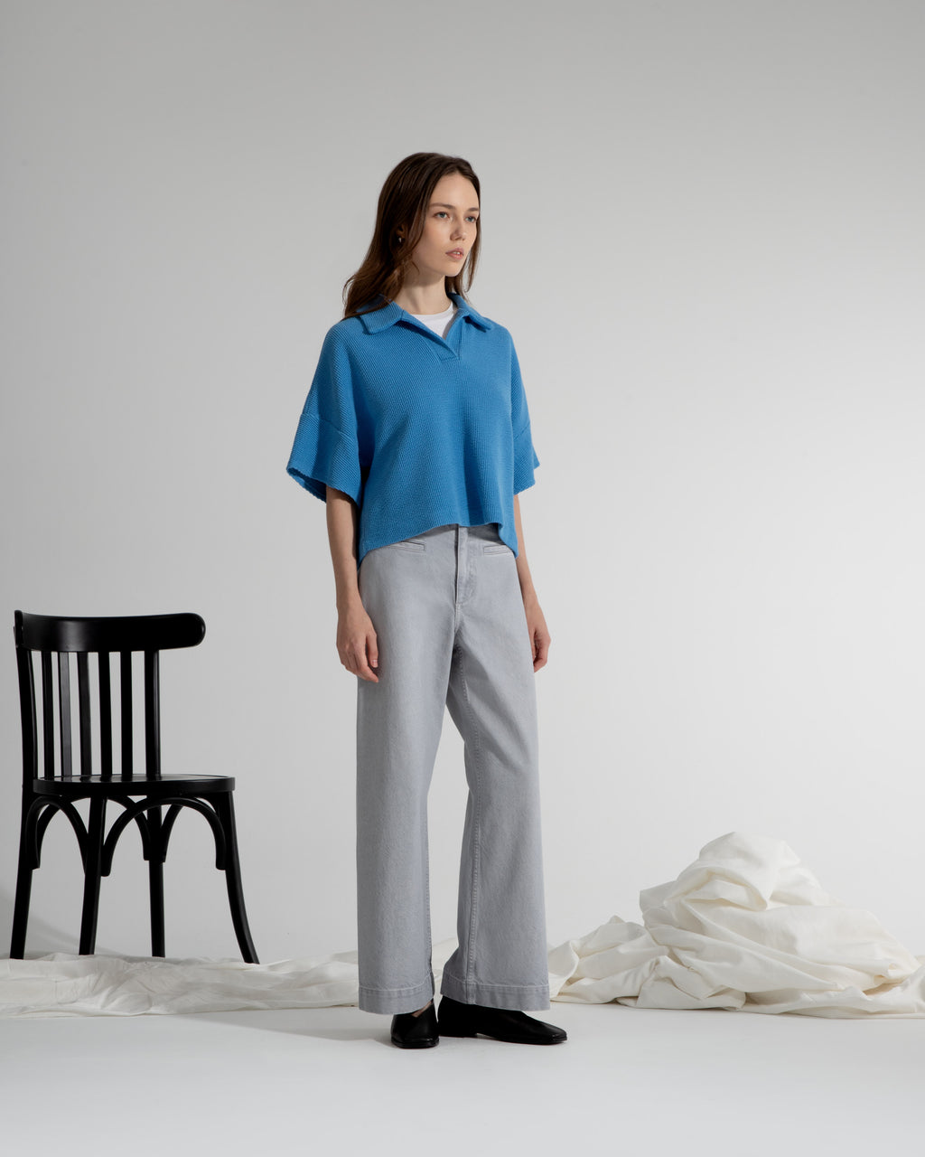 Wide Leg Color Denim