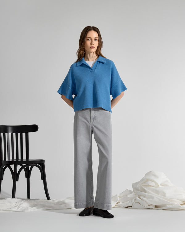 Wide Leg Color Denim